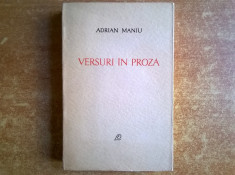 Adrian Maniu - Versuri in proza foto