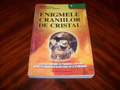 ENIGMELE CRANIILOR DE CRISTAL ( carte foarte rara, cu ilustratii ) * foto