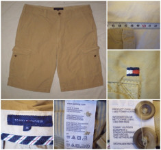 Pantaloni TOMMY HILFIGER (36) scurti bermude cargo casual vintage barbati foto