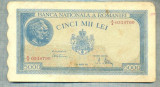 A1271 BANCNOTA-ROMANIA-5000 LEI-20MARTIE1945-SERIA0516799-starea care se vede