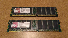 Kit RAM 2x1GB DDR1 KINGSTON PC foto