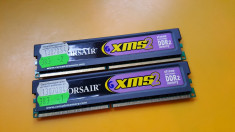 Kit 4GB DDR2 Desktop,2x2GB,Corsair XMS2,Radiator,800Mhz,PC2-6400,CL5(G) foto