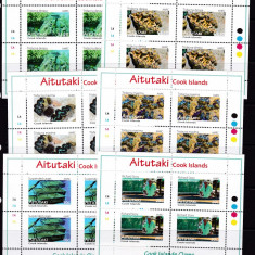 Aitutaki 2011 fauna moluste MI 572-577 6 kleib. MNH w38