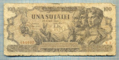 A1240 BANCNOTA-ROMANIA-100 LEI-25IUNIE1947-SERIA444687-starea care se vede foto