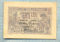 A1208 BANCNOTA-ROMANIA- 1 LEU- 17 IULIE 1920 -SERIA R.3287 -starea care se vede foto