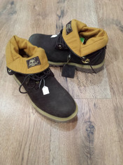 Bocanci barbat TIMBERLAND originali noi piele wateproof nubuck maro 41.5! foto