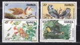 Rwanda 1985 fauna MI 1310-1313 MNH, Nestampilat