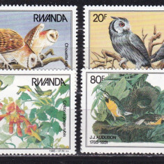 Rwanda 1985 fauna MI 1310-1313 MNH