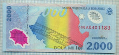 A1244 BANCNOTA-ROMANIA- 2000 LEI- 1999-SERIA006A0401183-starea care se vede foto