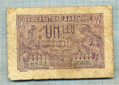 A1209 BANCNOTA-ROMANIA- 1 LEU-21 DECEMVRIE 1938-SERIA W.0705-starea care se vede foto