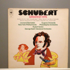 SCHUBERT - GREATEST HITS cu L.BERNSTEIN/E.ORMANDY (1972/CBS REC/HOLLAND) - Vinil