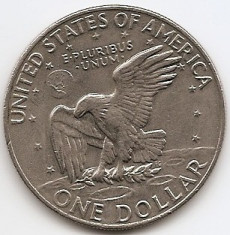 Statele Unite (SUA) 1 Dolar 1977 - Eisenhower Dollar, LV1 , 38.1 mm KM-A203 foto