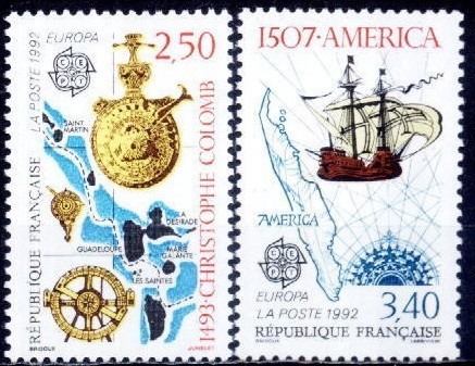C1765 - Franta 1992 - cat.nr.2755-6 - neuzat,perfecta stare - europa