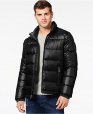 Geaca GUESS Basic Puffer Jacket BLACK masura M si L foto