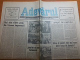 Ziarul adevarul 12 mai 1990 -alianta 20 mai demonstratie in jurul parlamentului