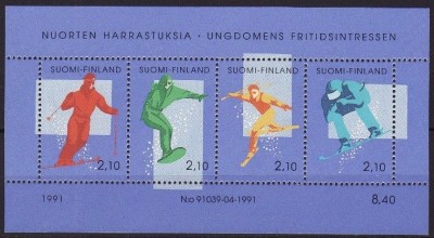 Finlanda 1991 - Bloc cat.nr.8 - neuzat,perfecta stare - foto