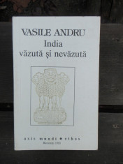 INDIA VAZUTA SI NEVAZUTA - VASILE ANDRU foto