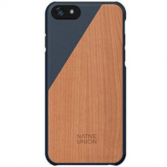 Husa Protectie Spate Native Union Luxury Clic Cherry Wood albastru / maro pentru Apple iPhone 6 / 6S foto