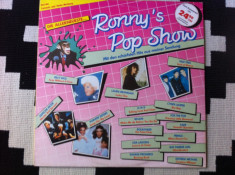 Ronny s Pop Show hits various disc vinyl lp compilatie muzica pop rock anii 80 foto