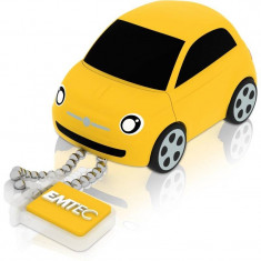 Memorie USB Emtec Fiat 500 8GB USB 2.0 Yellow foto