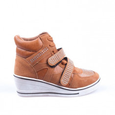 Sneakers dama Hanna 3 camel foto