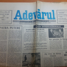 ziarul adevarul 18 iulie 1990-articol despre comertul la negru si specula