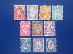 TIMBRE VECHI 1882=1900= BULGARIA SET STAMPILAT - foto