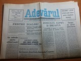 Ziarul adevarul 1 februarie 1990-abolirea pedepsei capitale + calendarul crestin