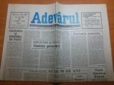 Ziarul adevarul 28 iunie 1990-50 de ani de la pierdera basarabiei si bucovinei