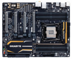 Placa de baza GIGABYTE Socket 2011, X99P-SLI, Intel X99, 8*DDR4 DIMM 3333(O.C.)/2133Mhz, 2*PCIEx16/2*PCIEx8, 6*SATA3/1*SATAExpress, 3*USB3.0, bulk foto