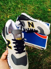 Adidasi New Balance NB 574 Dama femei model 2016 colorati gri noi in cutie 37 foto