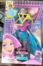 Papusa Barbie Printesa in Tabara de Muzica - noua in ambalajul original foto