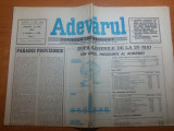 Ziarul adevarul 26 mai 1990-ion iliescu presedinte romaniei cu 85,07% din voturi