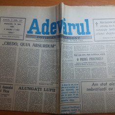 ziarul adevarul 16 mai 1990 -multe articole despre votarea din 20 mai