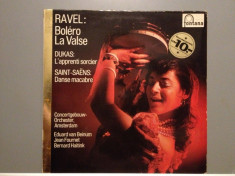 RAVEL/SAINT-SAENS/DUKAS - BOLERO/LA VALSE(1972/FONTANA/HOLLAND)- Vinil/Impecabil foto