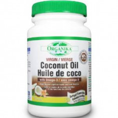 Ulei de cocos cu Omega-3 60 capsule Organika Health foto