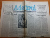 Ziarul adevarul 10 aprilie 1990-guvernul petre roman,la conducere de 100 de zile