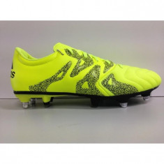 Ghete Fotbal Semi-Pro Adidas X15.3 SG FILET Piele Naturala - 41 foto