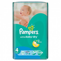Scutece Active Baby 4 Value Pack, 49 buc, Pampers foto