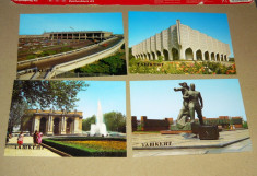 Lot 4 vederi - carti postale - Tashkent - Uzbekistan - 2+1 gratis - RBK17591 foto