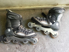 Role,rolere,inline skates,&amp;quot;K2&amp;quot;,roti din silicon,sina de aluminiu,marime 43,5 foto