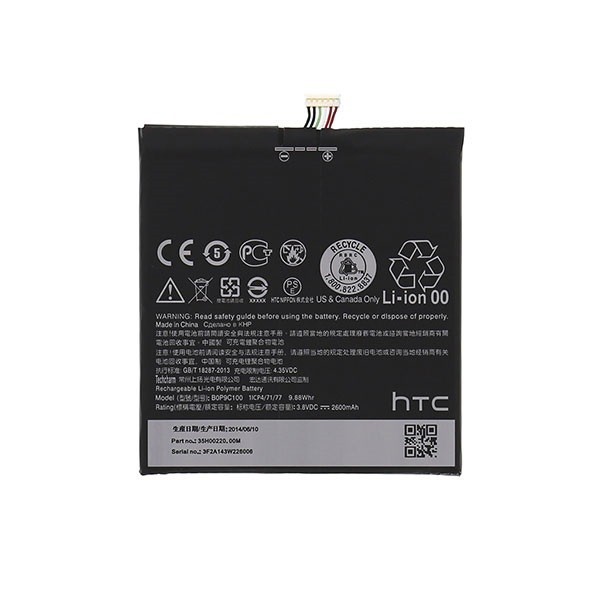 Acumulator HTC DESIRE 816 B0P9C100 2600mAh - Li-Poly - 3.8V original Acumulator HTC DESIRE 816 B0P9C100 2600mAh - Li-Poly - 3.8V original