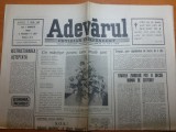 Ziarul adevarul 1 martie 1990 -art. treptat,spre saptamana de lucru de 5 zile