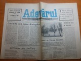 ziarul adevarul 22 aprilie 1990- arti. &quot;taranii nu cresc in laborator&quot;