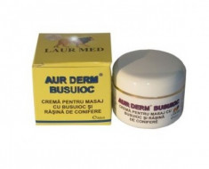 Aur Derm crema pentru masaj cu busuioc si rasina de conifere 50ml Laur Med foto