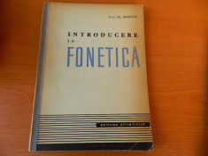 Introducere in fonetica, Acad. Al. Rosetti, Ed. Stiintifica, 1957 foto