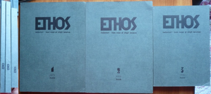 Ethos , revista diasporei , Paris , 1973 - 1986 , 6 numere , singurele aparute