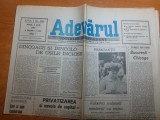 Ziarul adevarul 3iulie 1990 - art. &quot;privatizarea si nevoia de capital &quot;