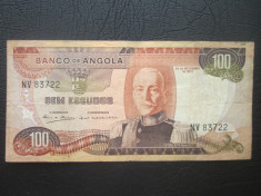 Angola . 100 escudos . 1972 foto