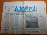 Ziarul adevarul 9 iunie 1990-articol despe campionatul mondial din italia